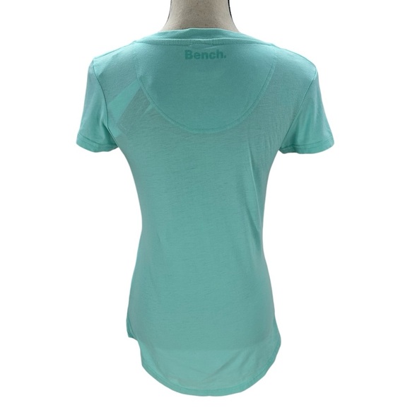 Bench Short Sleeve V-Neck Front Pocket T-Shirt - Teal Green - Picture 3 of 14
